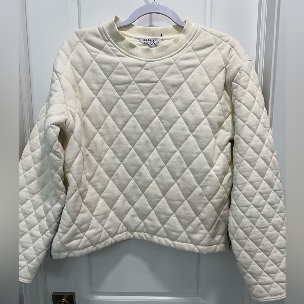 Cozy Athleta Quilted Pullover